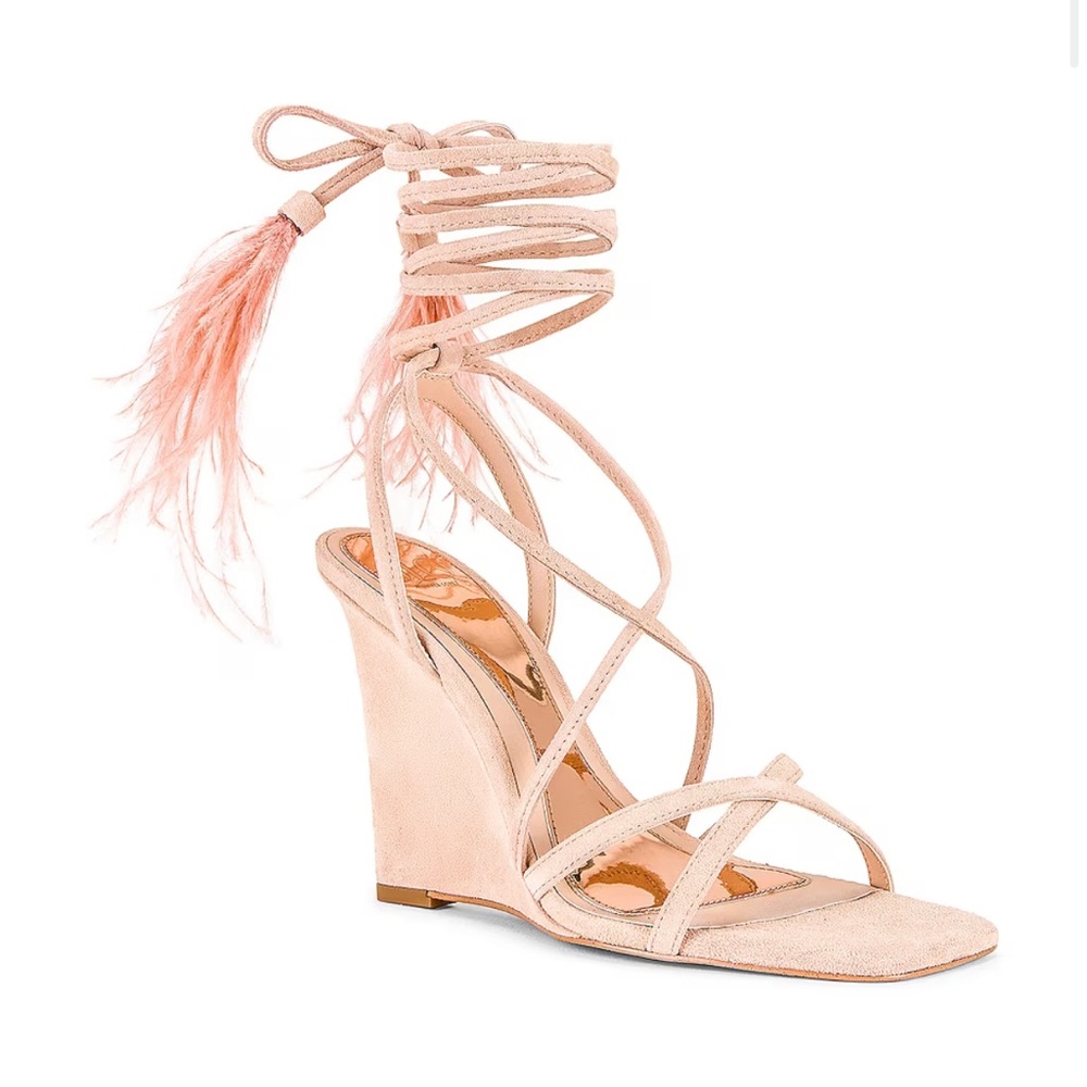 JLo x REVOLVE Apollo Sandal in Crema 8 - Picture 8 of 10
